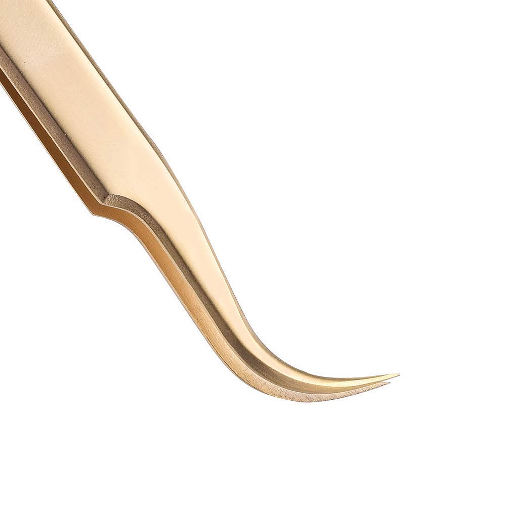 Ms.Queen Eyelash Extension Tweezers Set-Precision Tweezers for 2D-6D Volume&Individual False Lashes