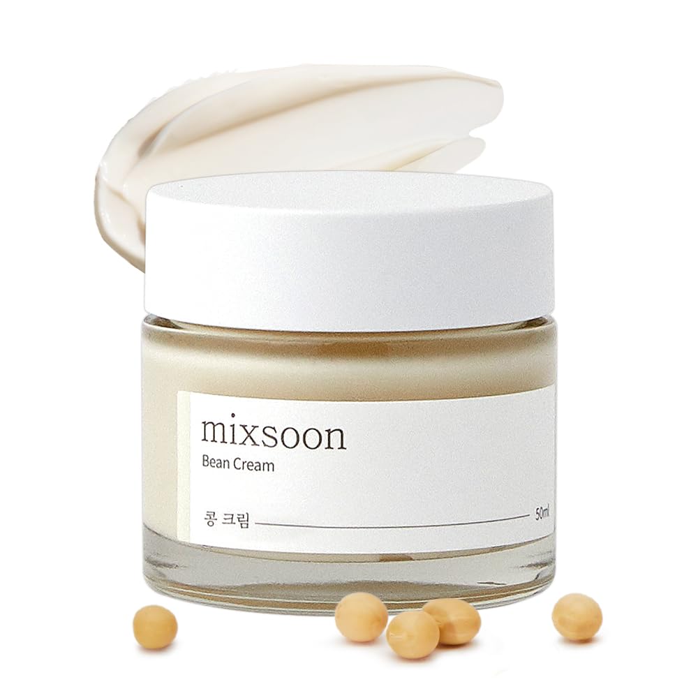mixsoon Bean Cream - Intensive Moisture Face Cream For Smooth, Nourished Skin, Pore & Sebum Care
