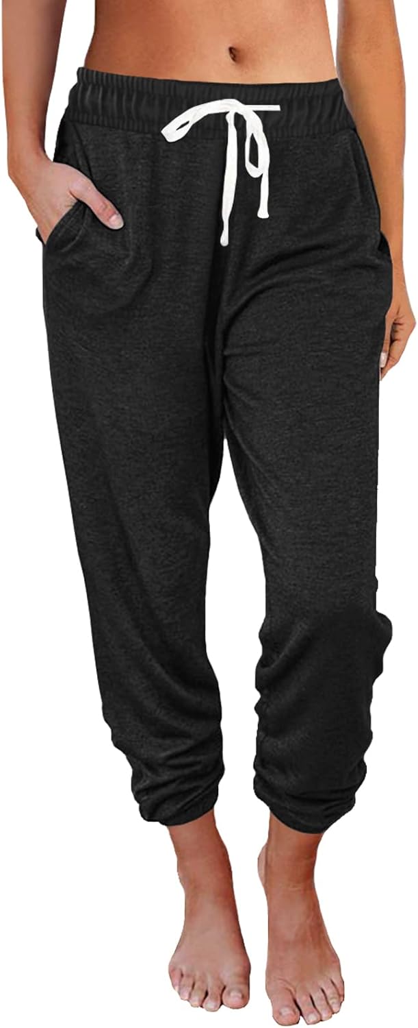 AUTOMET Sweatpants Women with Pockets Lounge Pajama Travel Pants Work Joggers Fall Clothes Winter