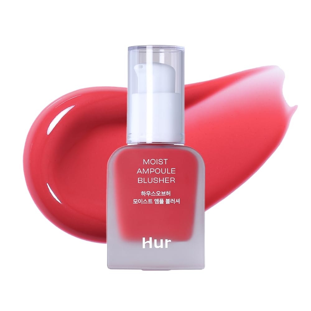 Moist Ampoule Blusher with 50% Moisture Essence | Hydrating & Long-Lasting Blush | 0.68fl.oz (9