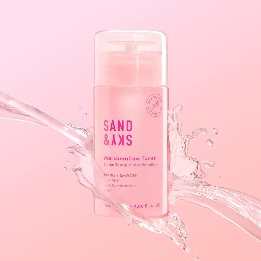 Sand & Sky Australian Essentials Brightening Toner with Niacinamide & Glycolic Acid - Marshmallow