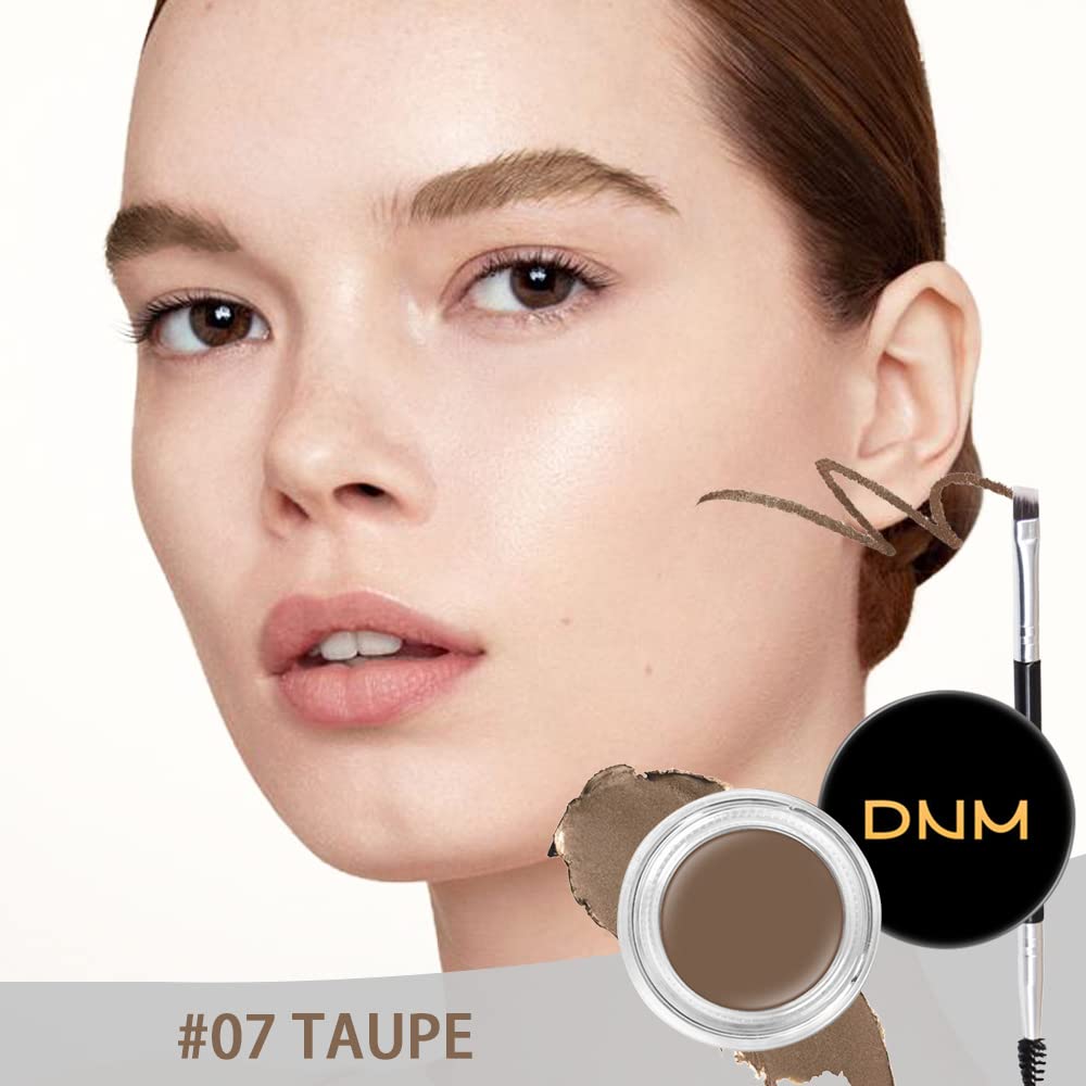 evpct Taupe Eyebrow Powder Pomade Gel Shaper Makeup Kit with Dual-ended Brush, Eyebrow Stencil Kit