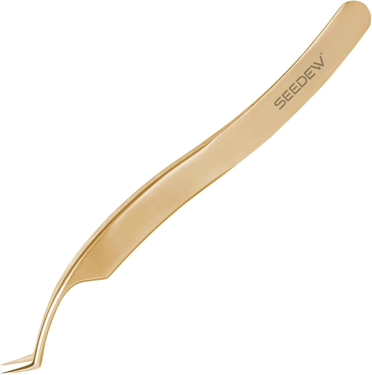 Tweezer Eyelash Extensions 1 PCS Stainless Steel 45 Degree Pointy Hook Multipurpose Tweezer