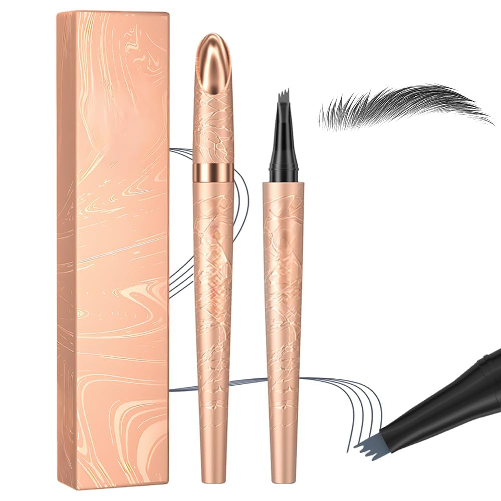 Microblading Eyebrow Pencil, 2025 New Waterproof Eyebrow Pencil, Premium Microblading Eyebrow Pen