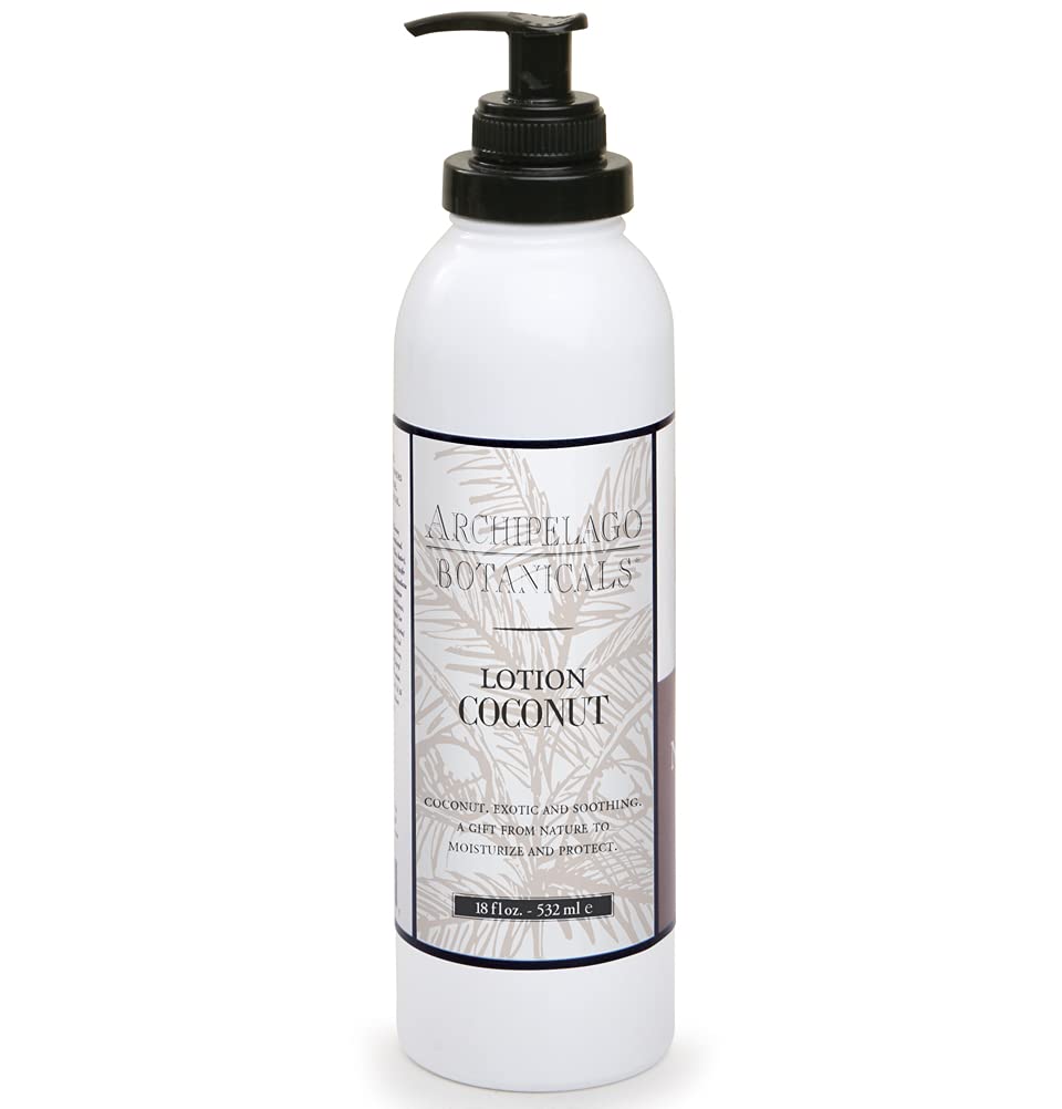 Archipelago Botanicals Coconut Moisturizer, Nourishing Coconut Body Lotion for Hydrated, Vibrant