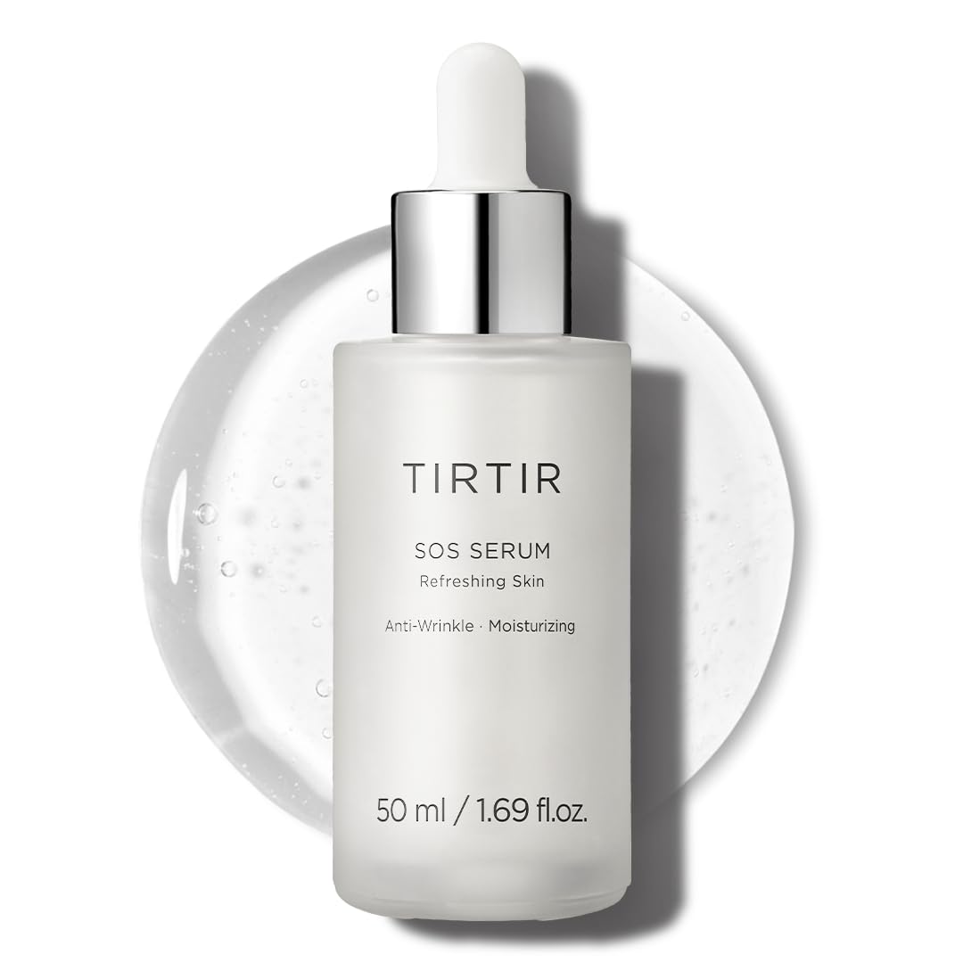 TIRTIR SOS Serum - Radiant Glow Boosting Face Serum - Plumping, Anti Aging, Hydrating - Visibly