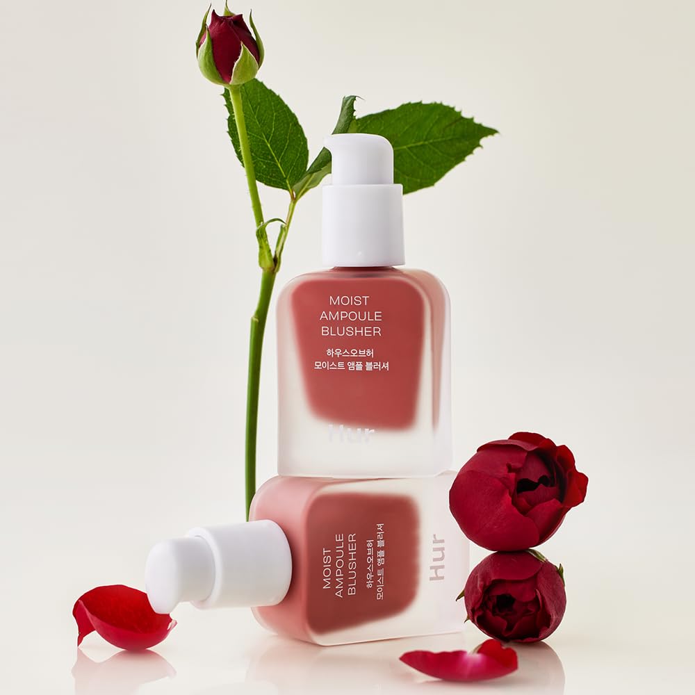 Moist Ampoule Blusher with 50% Moisture Essence | Hydrating & Long-Lasting Blush | 0.68fl.oz (9