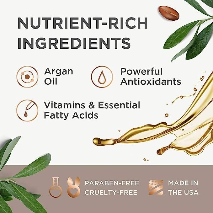 Argan Magic Restorative Hair Mask - Protein Rich Conditioning Hair Mask that Hydrates, Restores And
