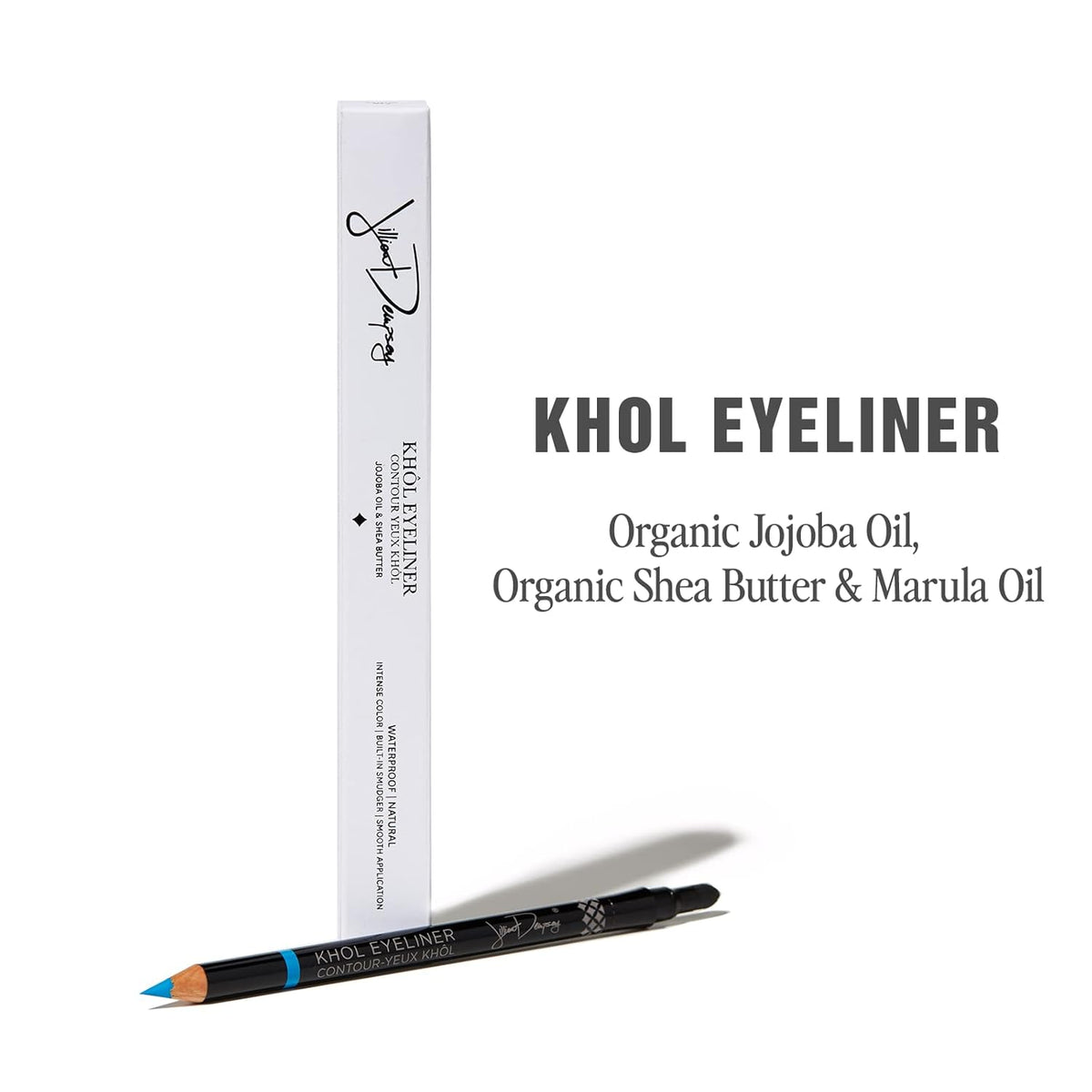 Jillian Dempsey Khol Eyeliner: Clean, Waterproof Eyeliner Pencil with Built-In Smudger for