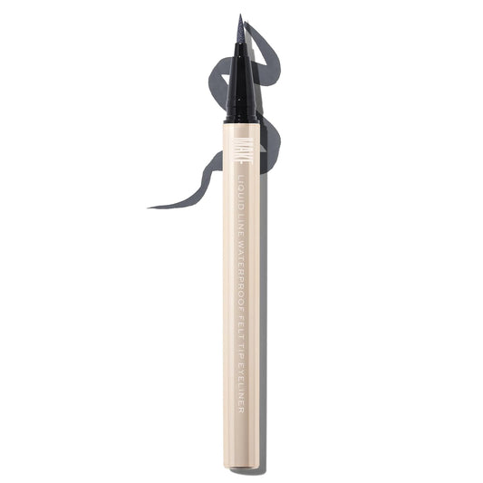 MAKE Beauty Liquid Line Waterproof Liquid Eyeliner Pen. Smudge-Proof Felt Tip for Precise