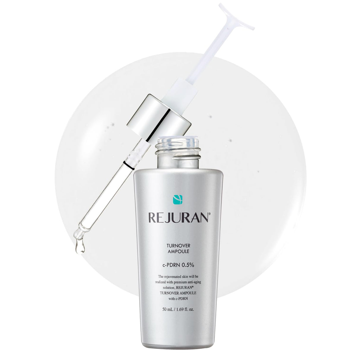 REJURAN® Turnover Ampoule, c-PDRN® [Larger Size] - Original Salmon DNA PDRN Face Serum for