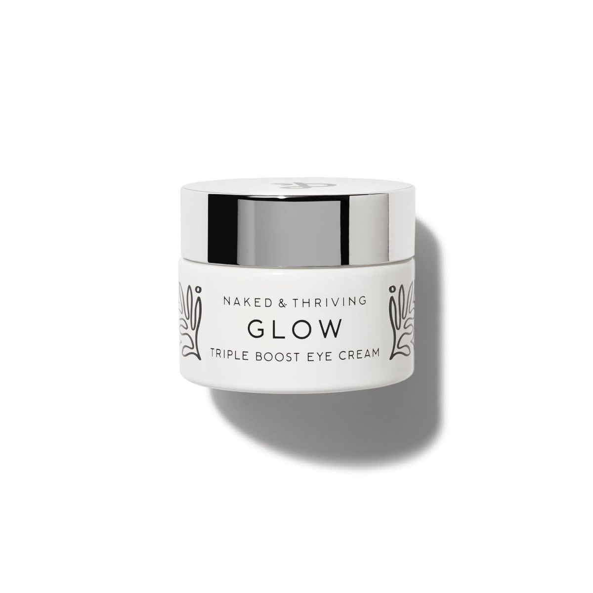 Naked & Thriving Glow Triple Boost Eye Cream | Hyaluronic Acid & Squalane | Hydrate, Moisturize &