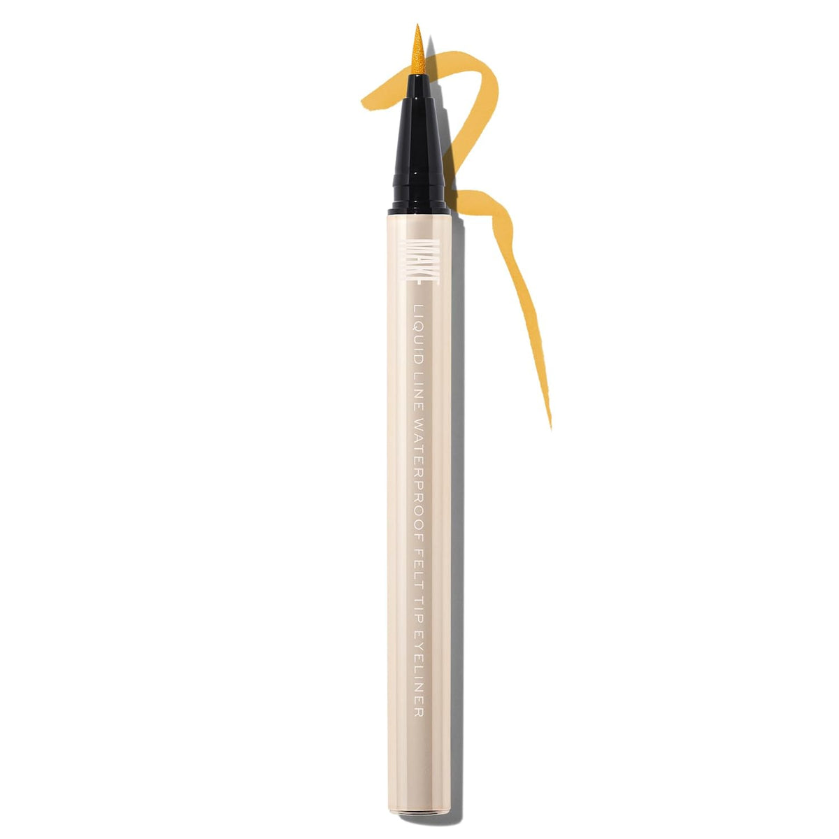 MAKE Beauty Liquid Line Waterproof Liquid Eyeliner Pen. Smudge-Proof Felt Tip for Precise