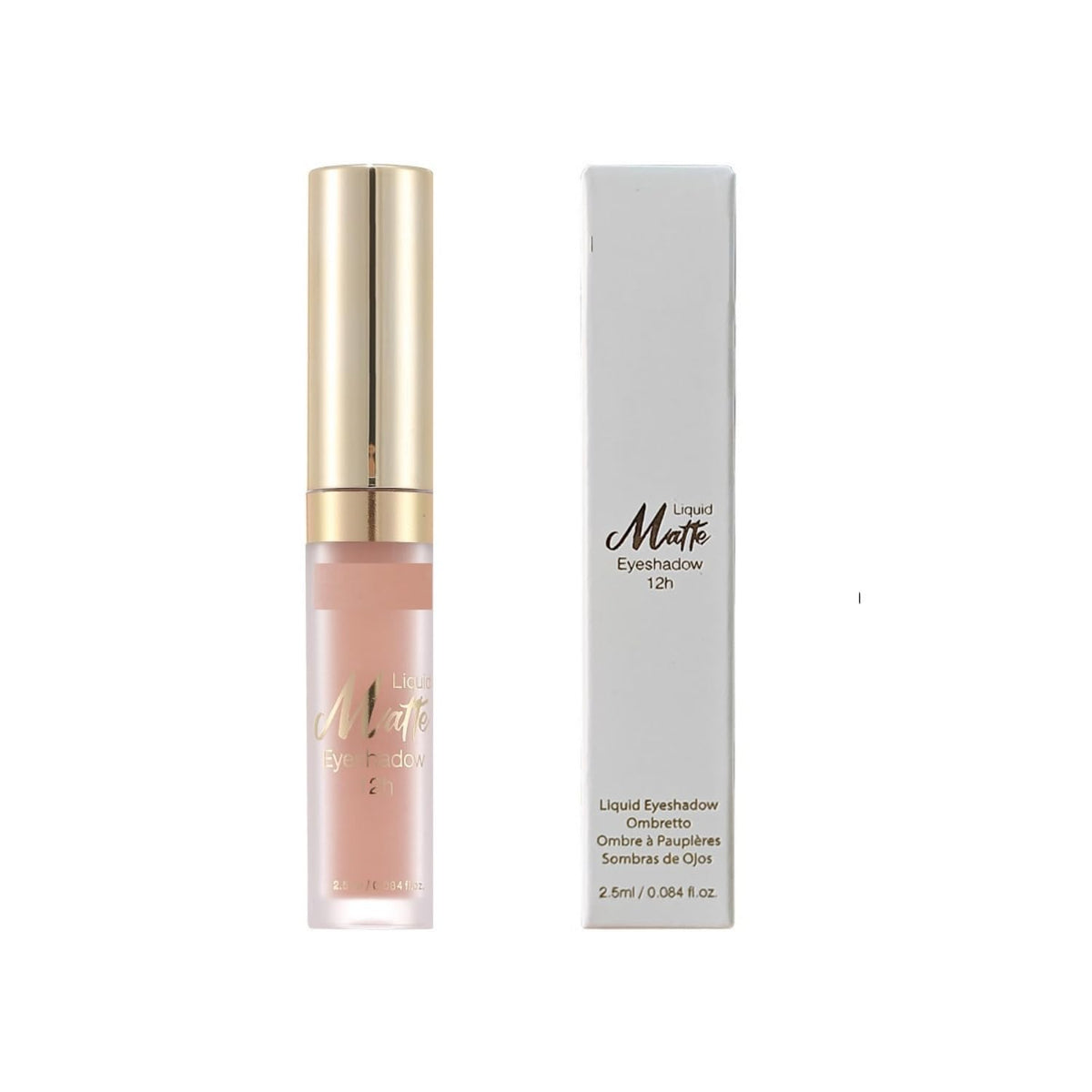 MAEPEOR Matte Liquid Eyeshadow 10 Colors Naked Smooth Creamy Eyeshadow Long Lasting and Waterproof