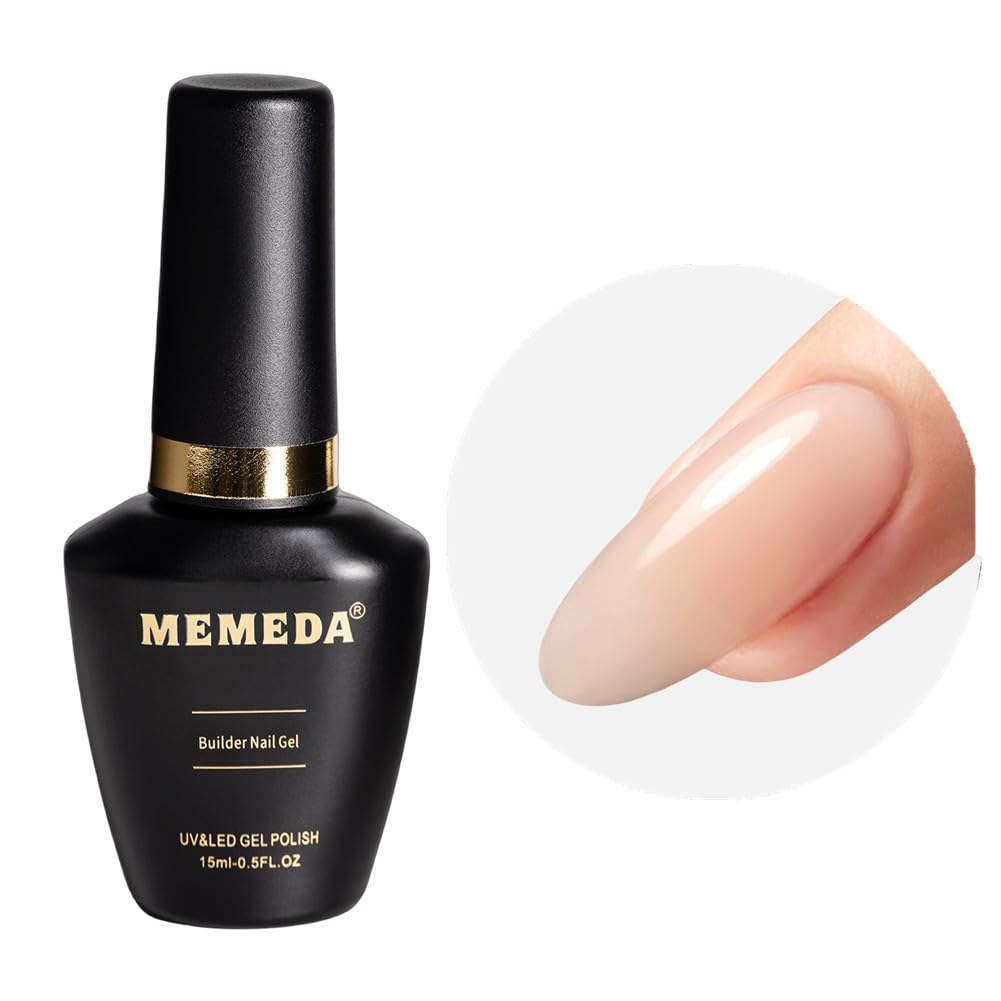 Builder Nail Gel, 7-in-One Clear Builder for Nails, LED Lamp Cured Color Strengthener Thickening