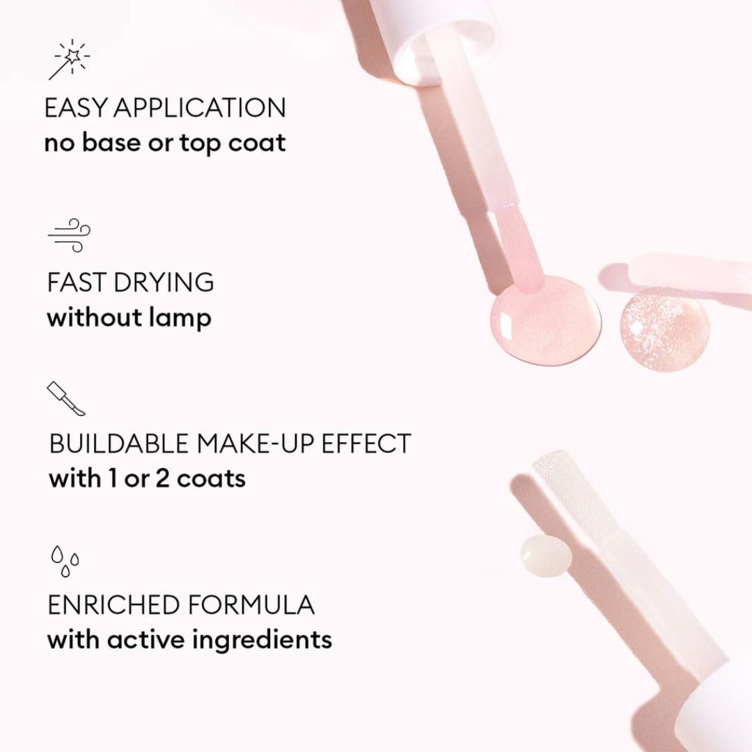 Manucurist Active Plump Nail Polish & Care - Collagen & Peach Extract - No Lamp - Nail Hydrator
