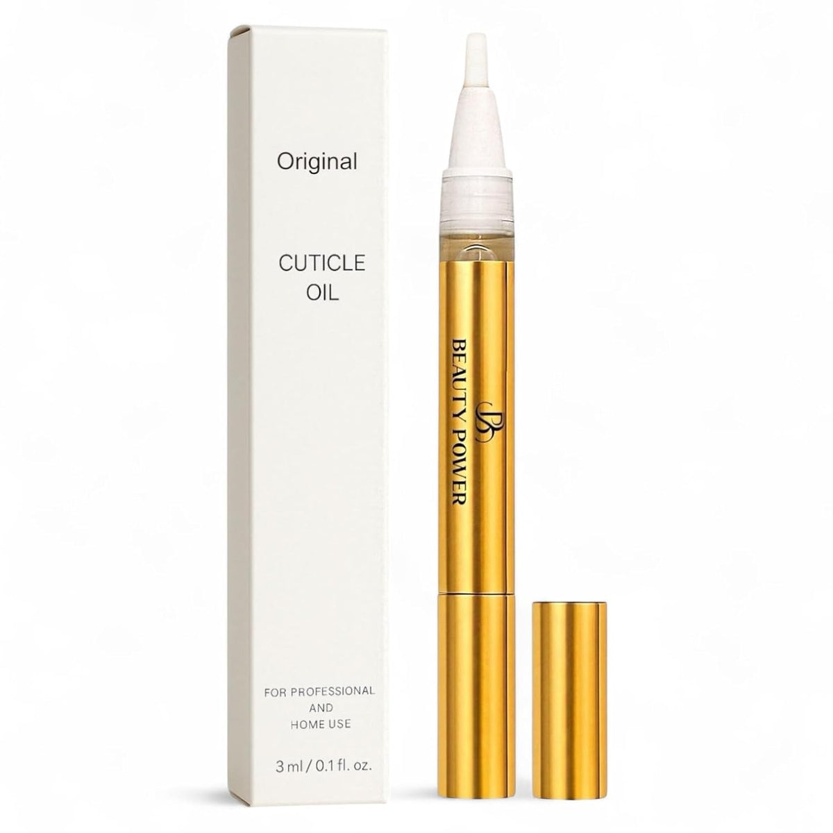 Nail Oil Cuticle Pen - Fragrance Free - Nail Strengthener & Growth Serum with Vitamin A, D, E, B5