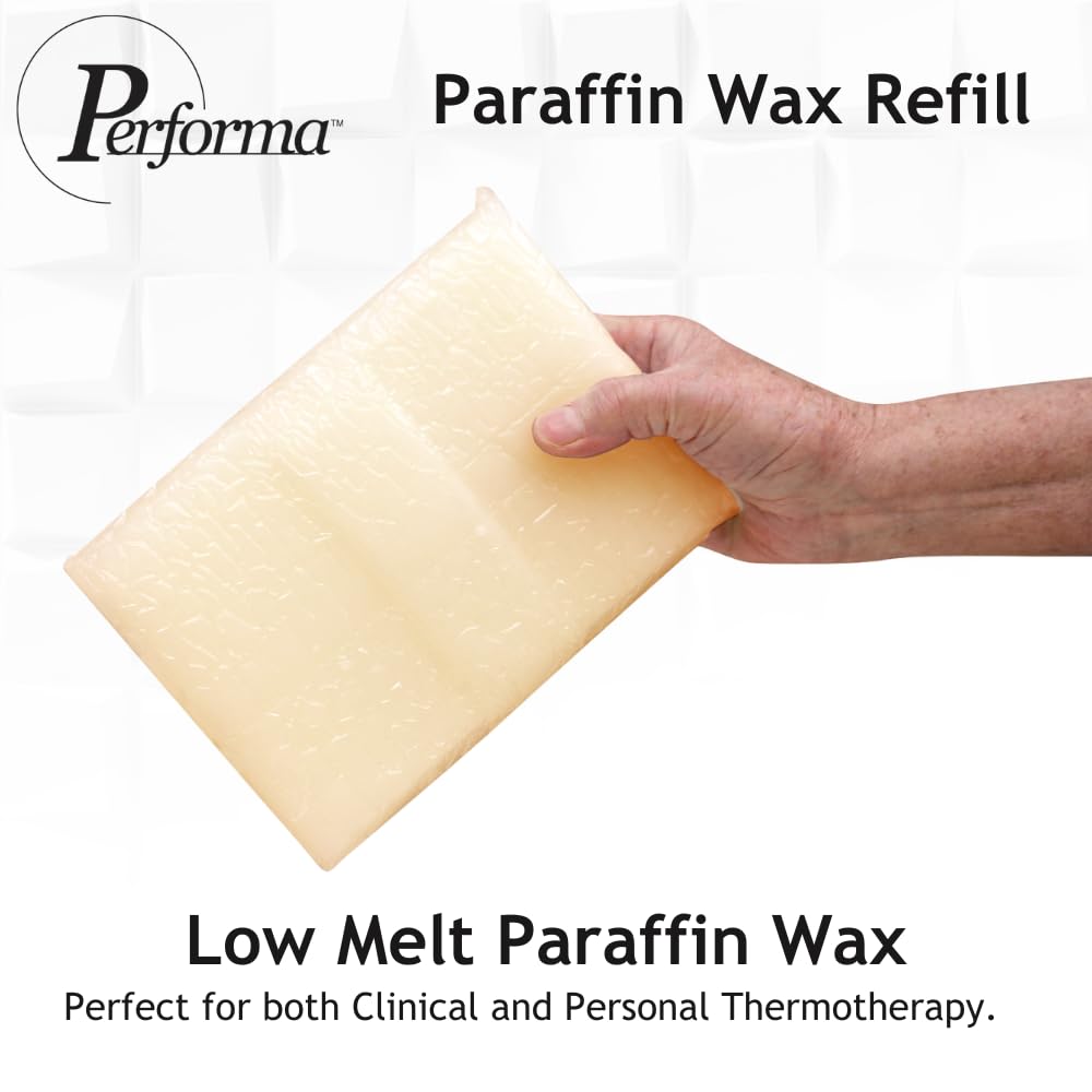 Performa Paraffin Wax Refill, 1 Pound Citrus Scented Blocks, Case of 6, Paraffin Bath Wax, Medical