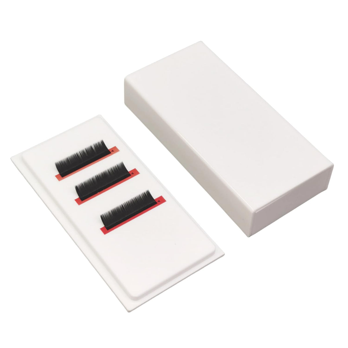Eyelash Grafting Pallet with Cover, Dust-proof Acrylic Lash Tile holder, Eyelash Extensions Storage