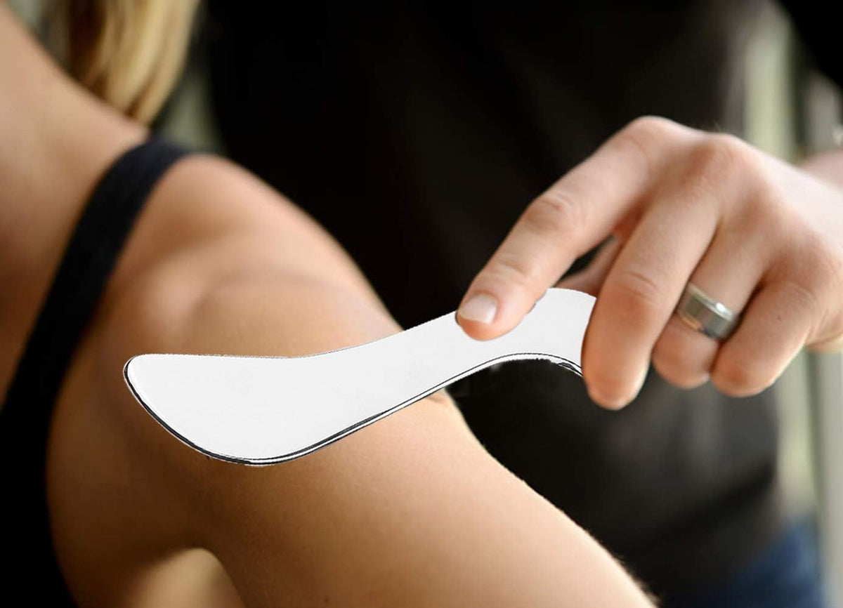FeelFree Sport Stainless Steel Guasha Scraping Massage Tool-Muscle Scraper Tool for Soft Tissue