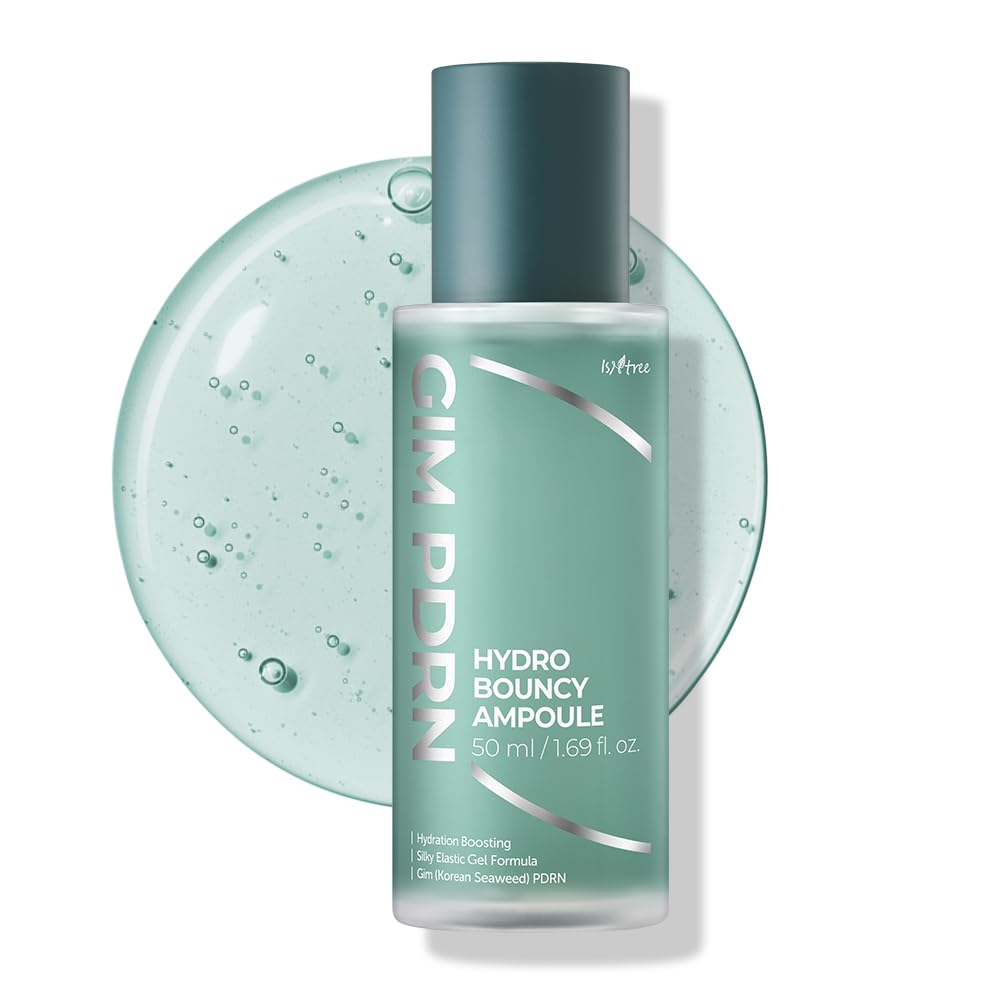 ISNTREE Gim PDRN Hydro Bouncy Ampoule 50ml, 1.69 fl oz | Korean SEAWEED Skincare Facial Serum |