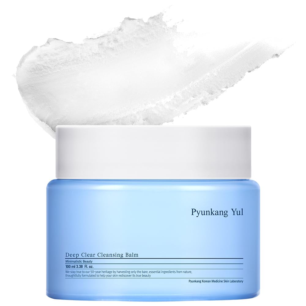 Pyunkang Yul PKY Deep Clear Cleansing Balm, All in One Facial Cleanser for Heavy Makeup Removal
