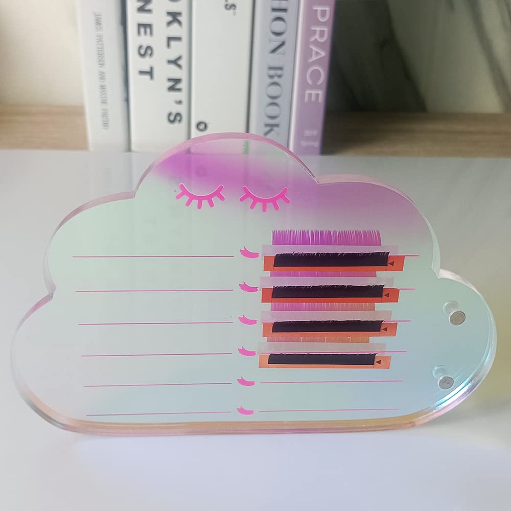 Grafting False Eyelash Acrylic Extension Pallet, Eyelash Extension Tweezers Plate Pad Makeup