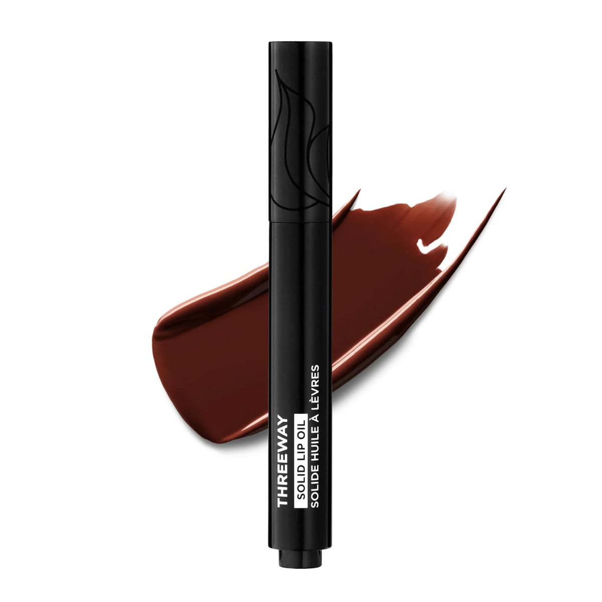 Deck of Scarlet Threeway Solid Lip Oil, Vegan Formula With Hyaluronic Acid and Hydrating Oil Blend