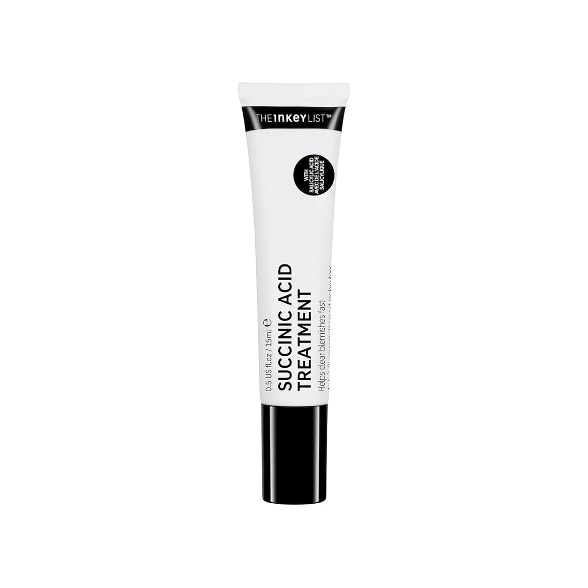 The INKEY List Succinic Acid Treatment 15ml, Clears Blemishes, Acne Treatment, Vegan Friendly