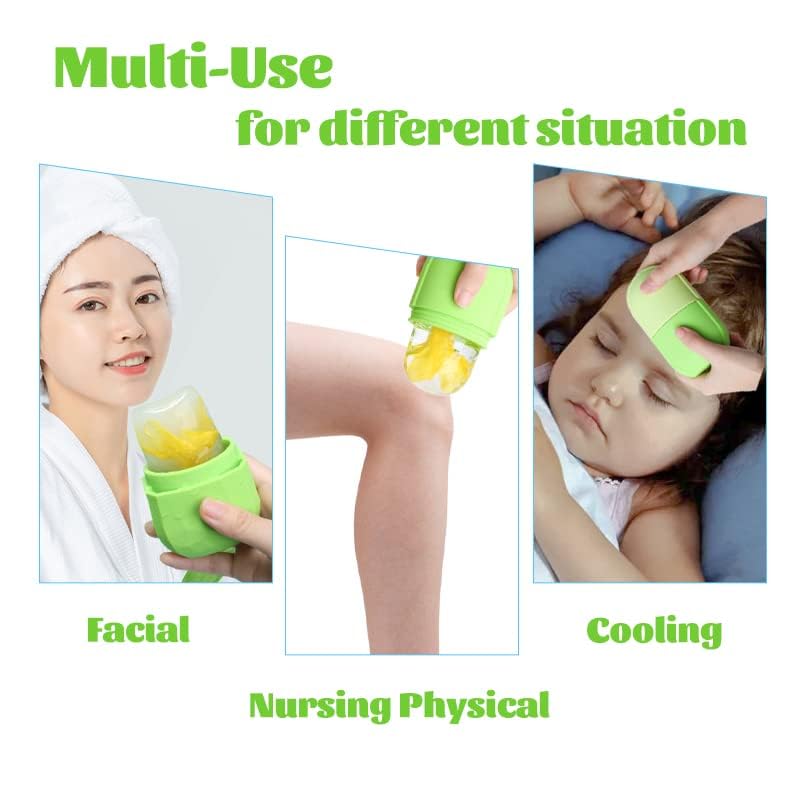Ice Roller for Face and Eye - Upgraded Facial Beauty Roller, Skin Care Tool, Gua Sha Massage