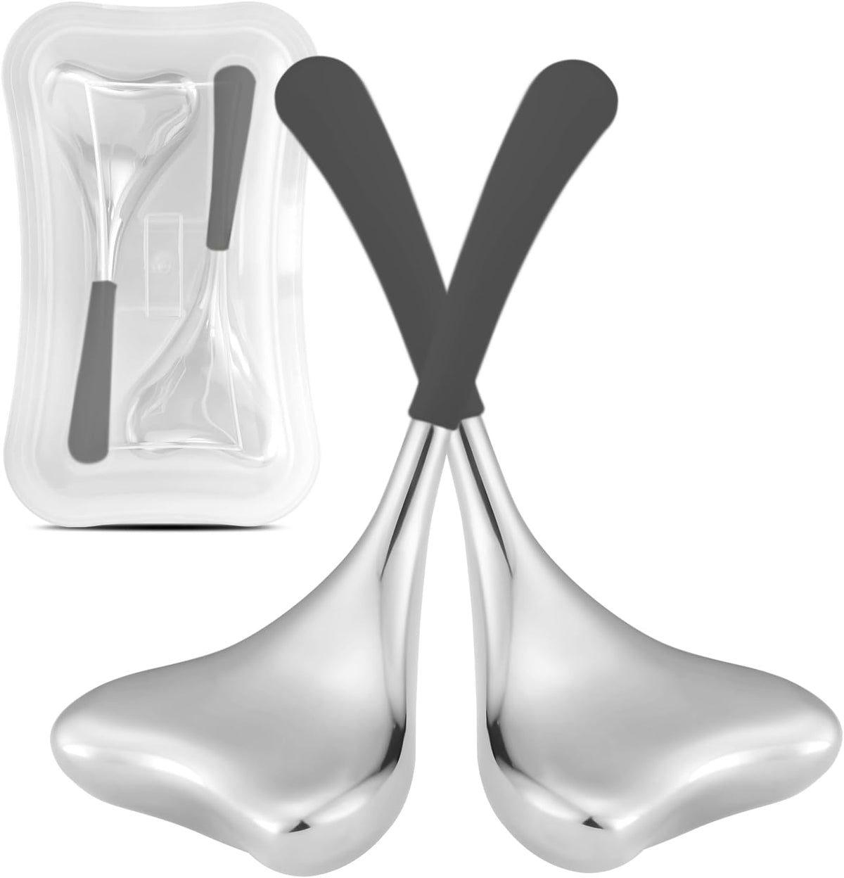 Running man Cryo Sticks-Gua Sha and Massage 2-in-1, Ice Globes for Face-Wrinkle Reduction & Dark