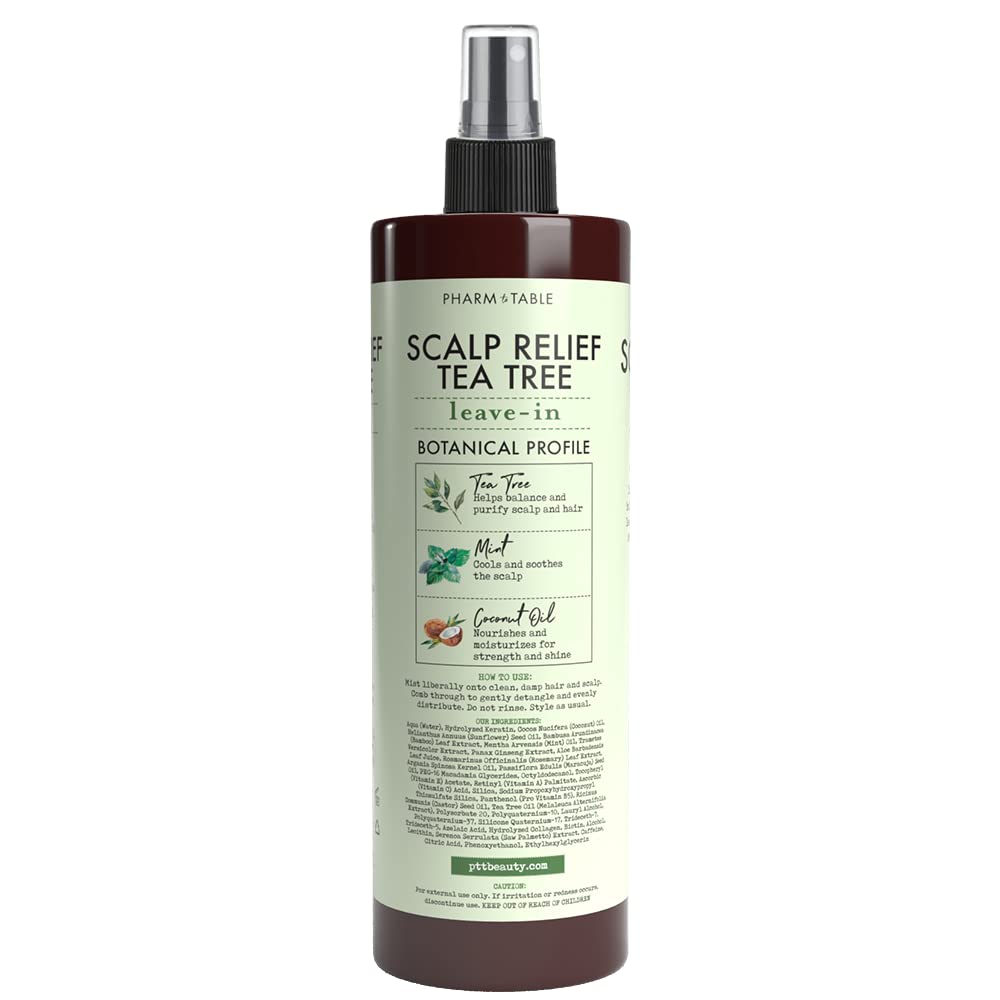 Leave In Conditioner Spray - Tee Trea Scalp Treatment - Anti-Dandruff and Dry & Itchy Scalp