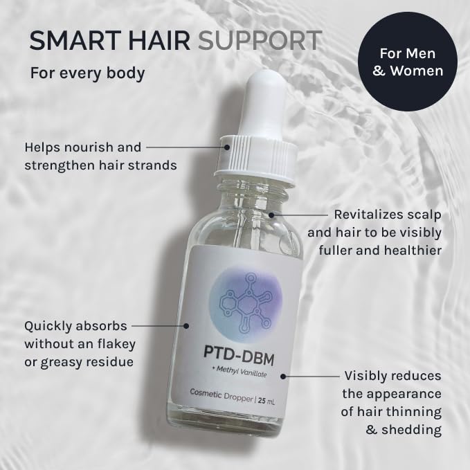 InfiniWell PTD-DBM Peptide Hair Serum for Fuller-Looking Hair - Scalp Treatment for Visible Growth