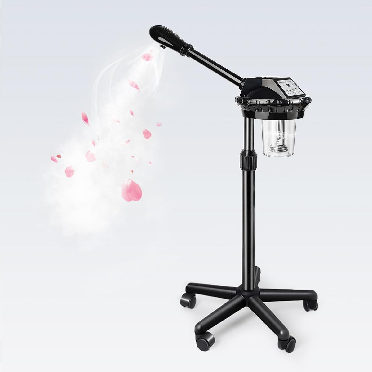 Professional Face Steamer, Adjustable Height and Angle, Facial Steamer Clean Skin Firming Pores and