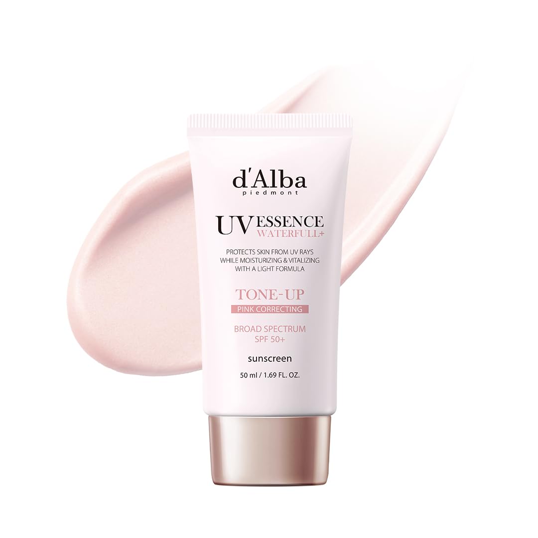 d'alba Piedmont Waterfull Tone-Up Sunscreen Serum BROAD SPECTRUM SPF 50 + Korean Sunscreen for
