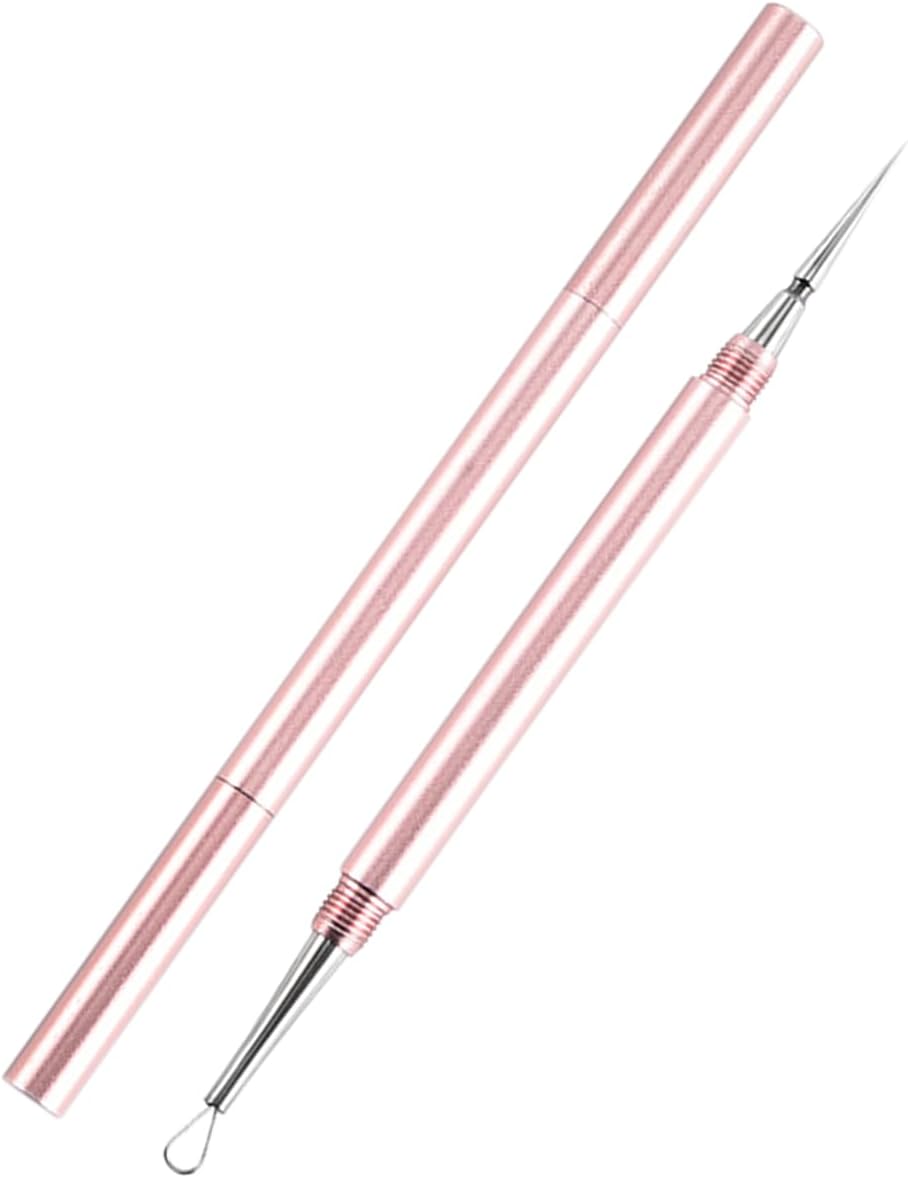 2-in-1 Professional Stainless Steel Acne Removal Needle, Whitehead&Blackhead Remover Tool, Pimples