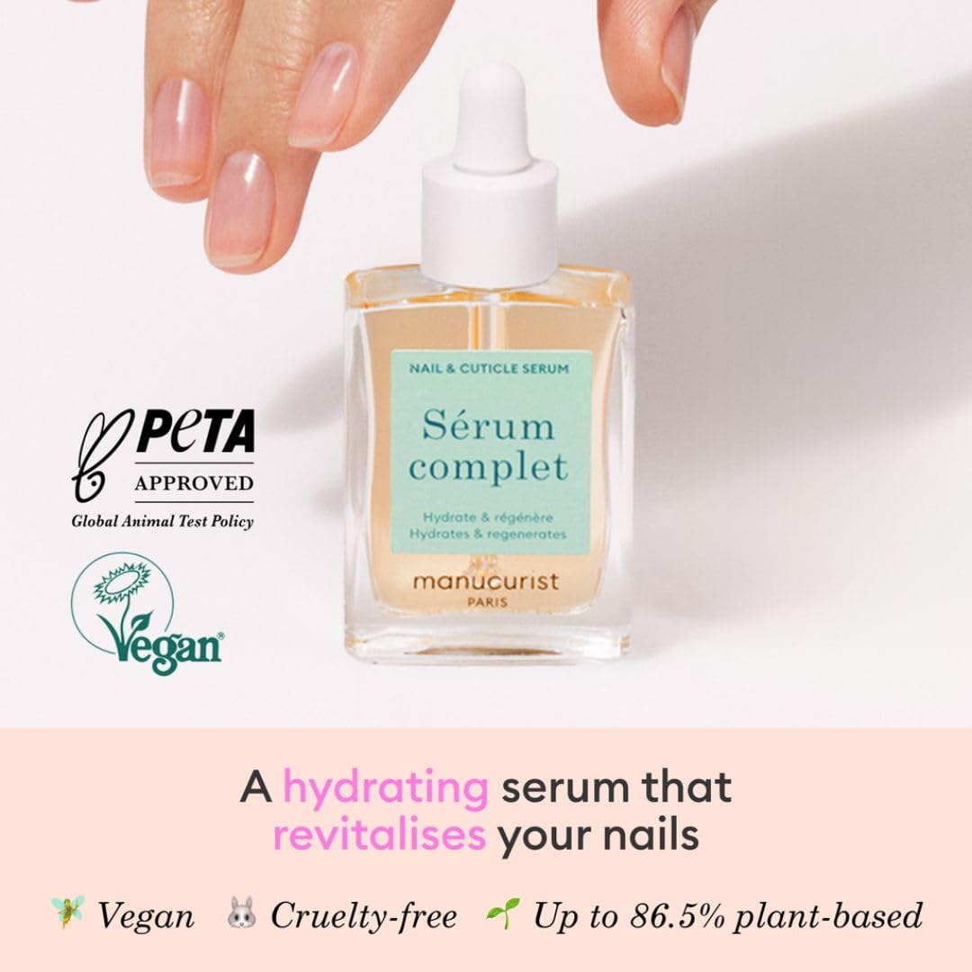 Manucurist - Complete Serum, Care for Damaged Nails and Cuticles, Hydrates and Regenerates Nails