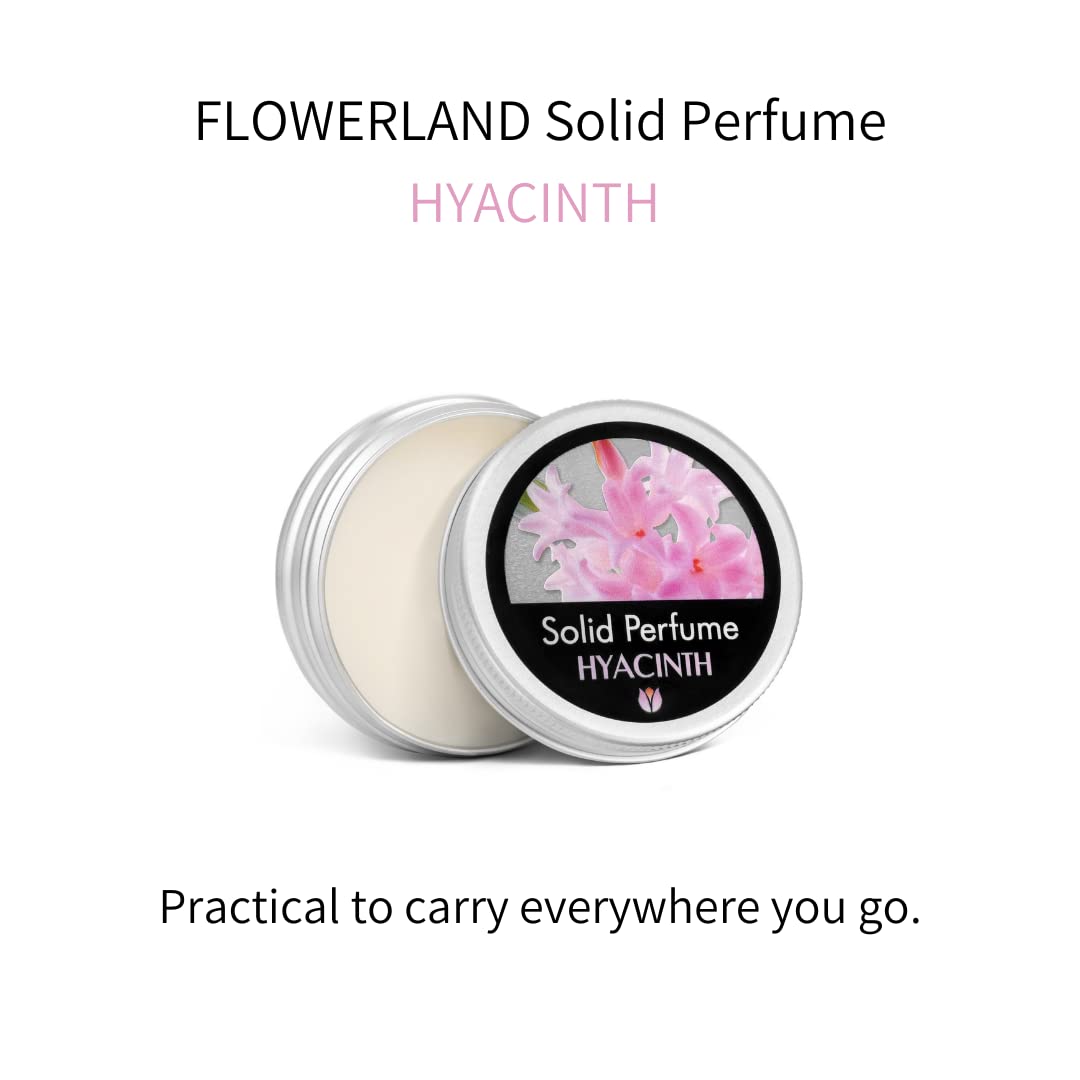 Flowerland Solid Perfume - Portable Pocket Balm Perfume Perfect for Travel Use - Natural Fragrance