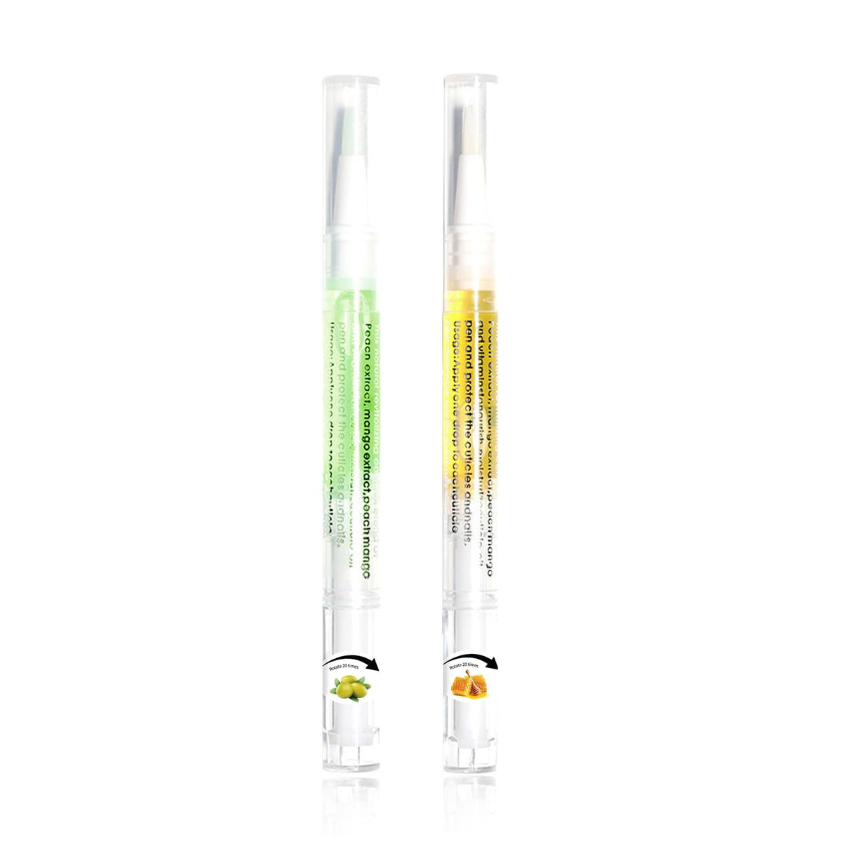 2pcs Cuticle Oil Pen Nourishing for Nails Hydrating Nail Cuticle Oil Pen and Cuticles Moisturizing