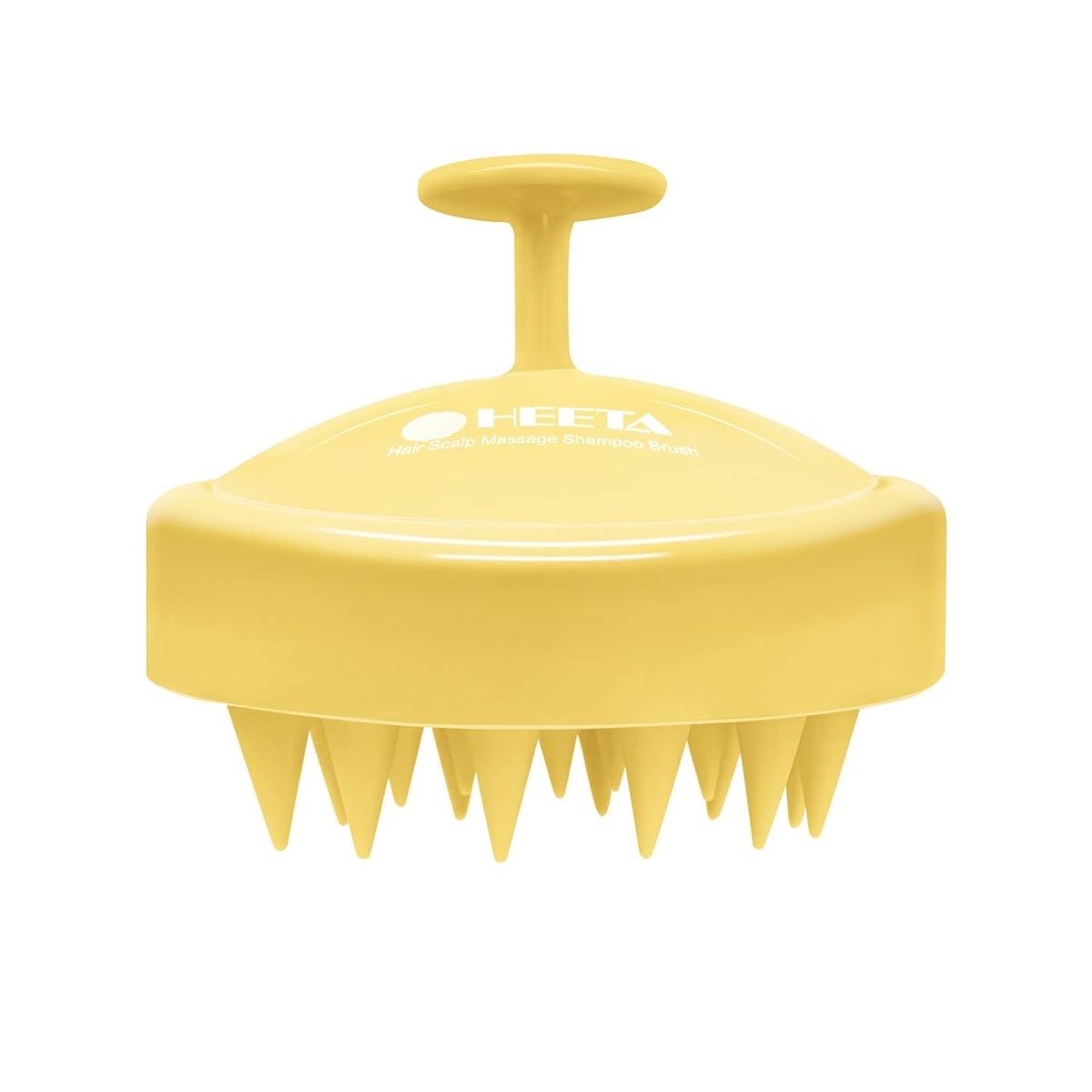 HEETA Scalp Massager with Soft Silicone Bristles - Promotes Hair Growth, Exfoliates Scalp, Removes