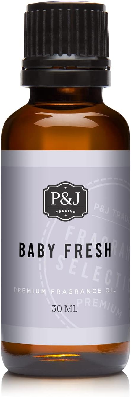 P&J Trading - Baby Fresh Scented Oil 30ml - Fragrance Oil for Candle Making, Soap Making, Diffuser