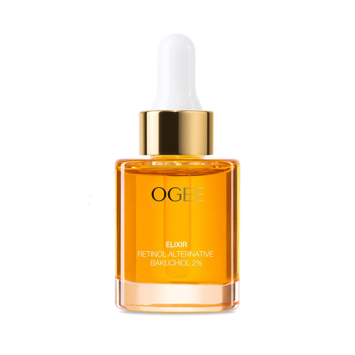 Ogee Natural Retinol Bakuchiol Serum 2% Elixir - Certified Organic Face Serum for Wrinkles and Fine