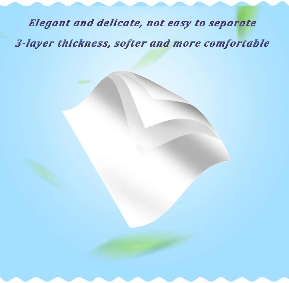 Carstuus Car Tissue Refill, Disposable Facial Tissues, Disposable Face Towel, Facial Tissues Travel