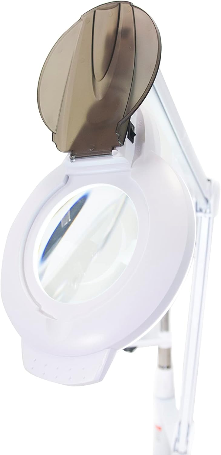 Facial Ozone Steamer 4 in 1 with Magnifying LED Light, High Frequency and Galvanic Aroma Therapy by