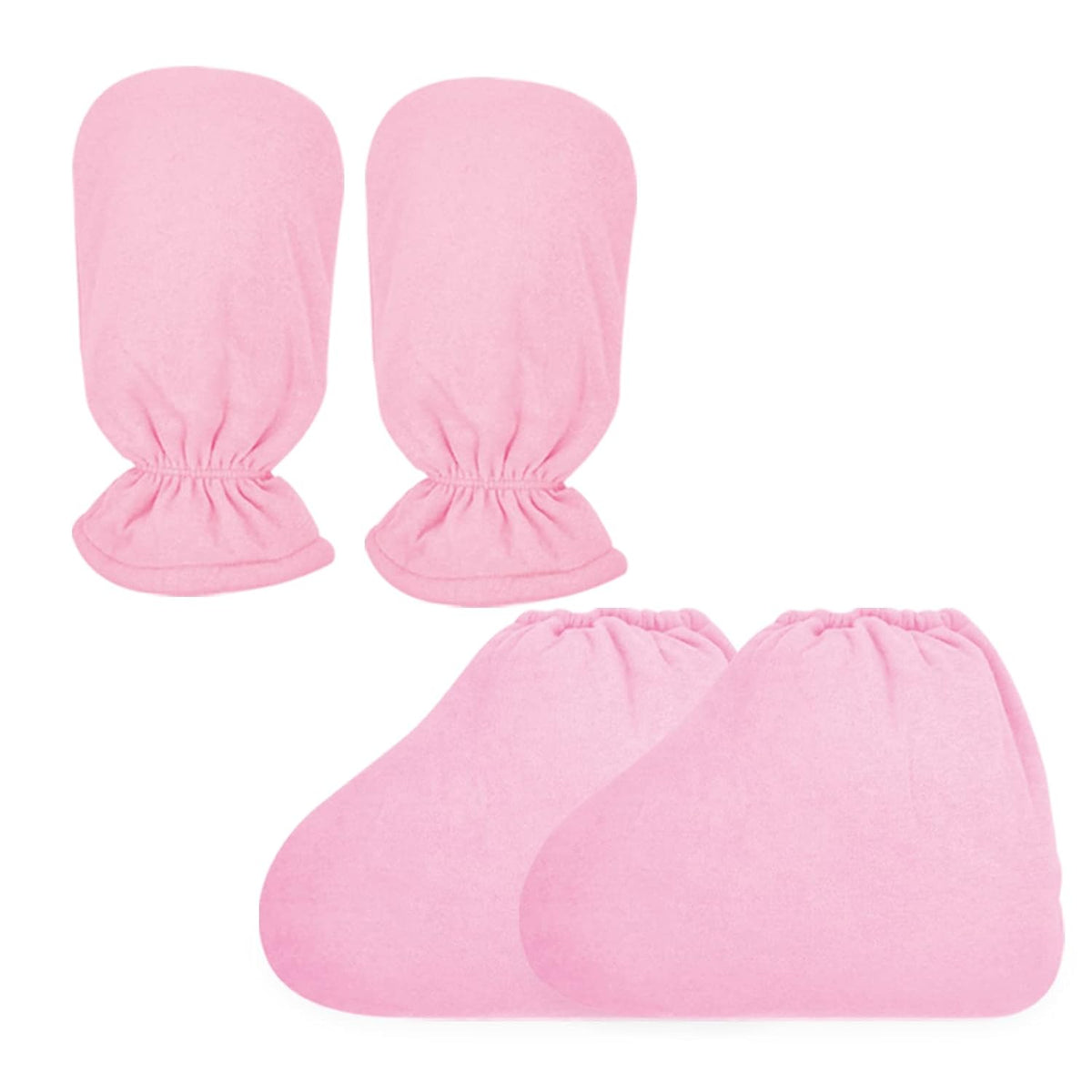 Paraffin Wax Bath Terry Cloth Gloves & Foot Liners, Paraffin Wax Machine Heated SPA Mittens Foot