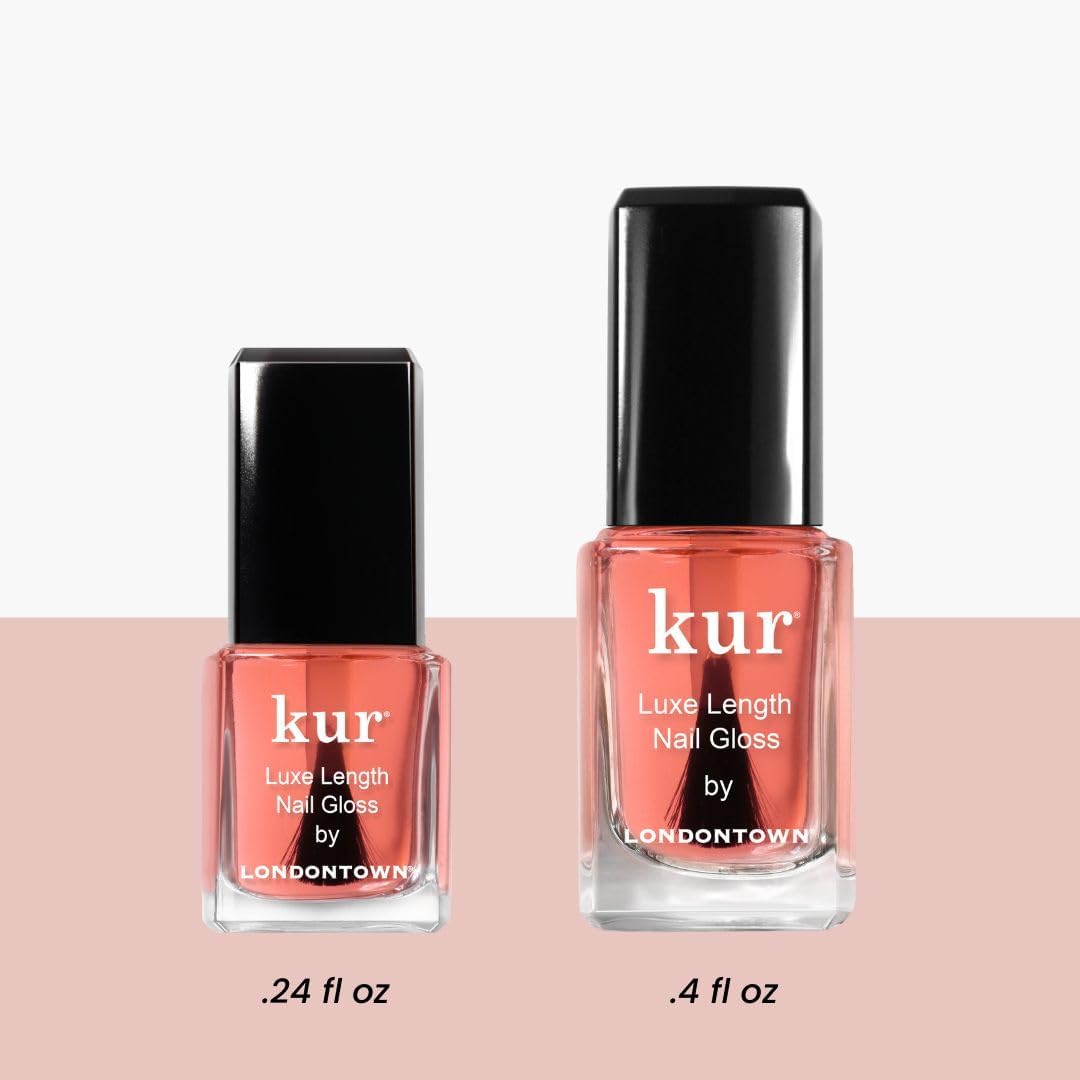LONDONTOWN Luxe Length Nail Gloss – Strengthens & Protects Nail Length, Boosts Keratin & Ceramide
