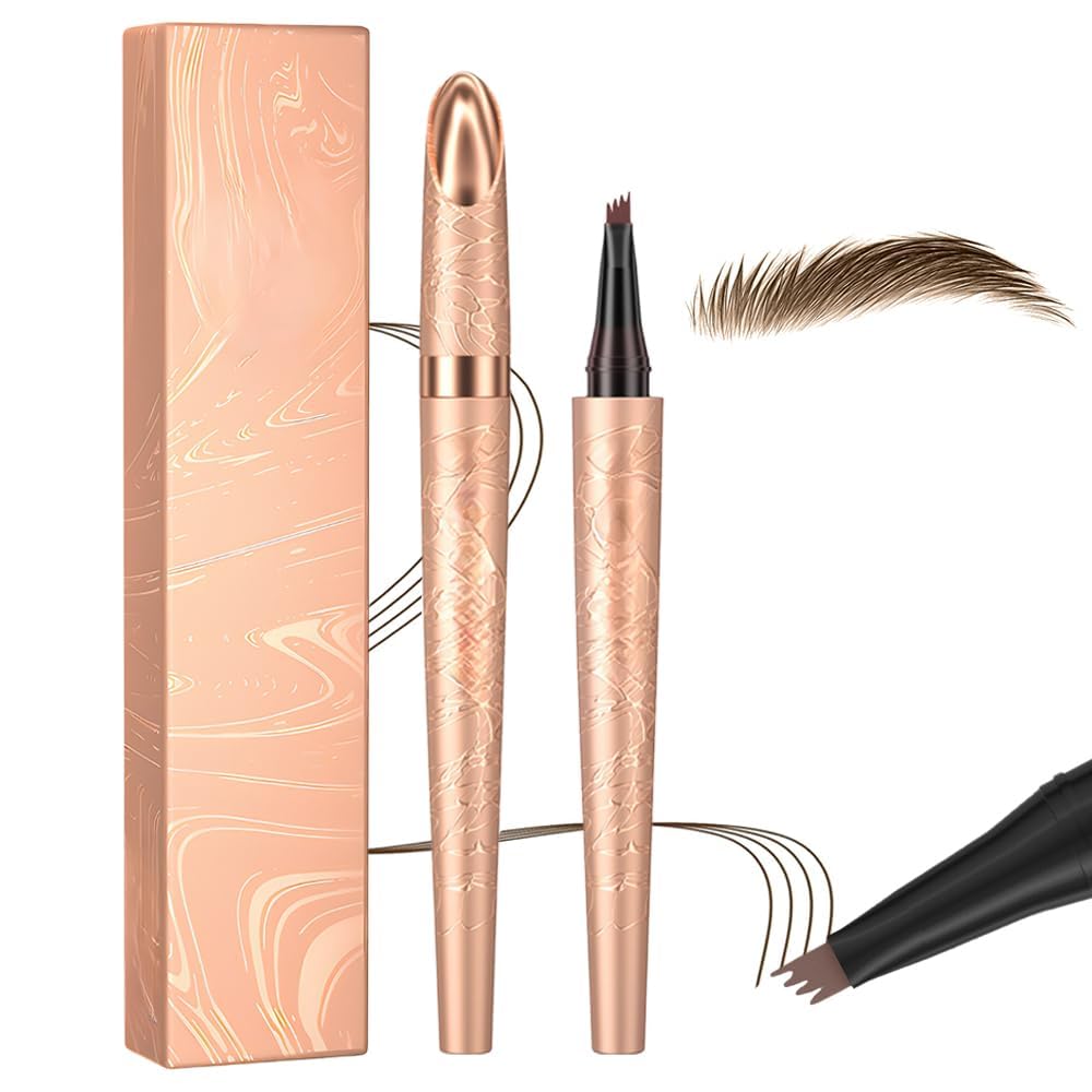 Microblading Eyebrow Pencil, 2025 New Waterproof Eyebrow Pencil, Premium Microblading Eyebrow Pen