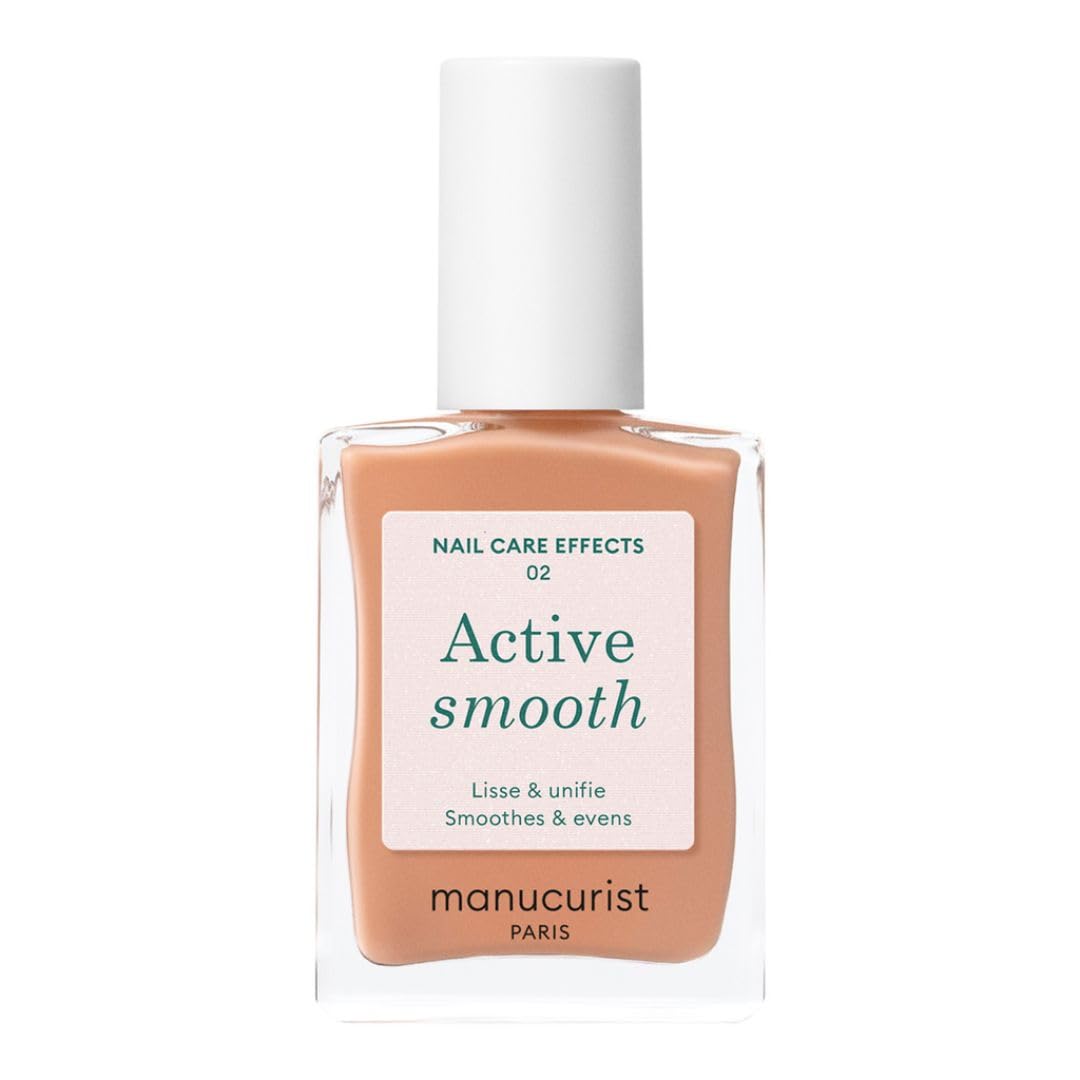 Manucurist Active Smooth 02 Nail Concealer Polish & Care - 2 in 1 Nude Nail Polish : Nail