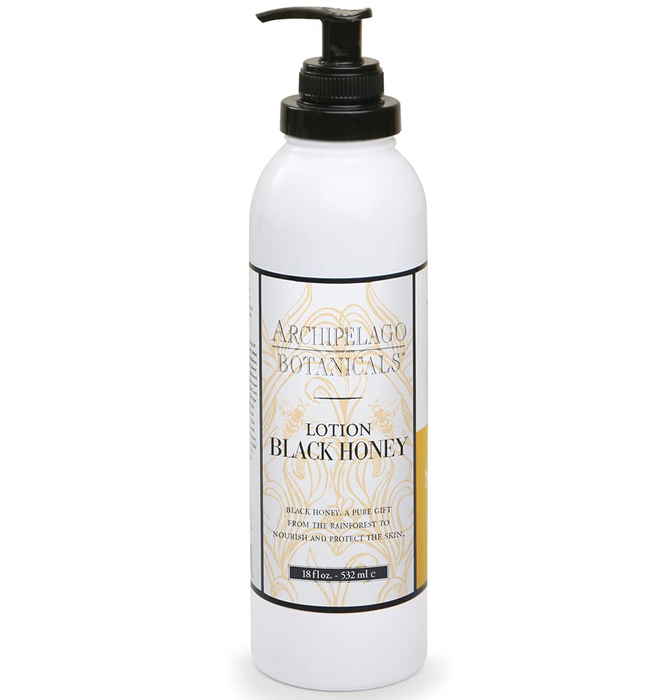 Archipelago Botanicals Black Honey Lotion, Hydrating Body Lotion for Dry Skin, Nourished and