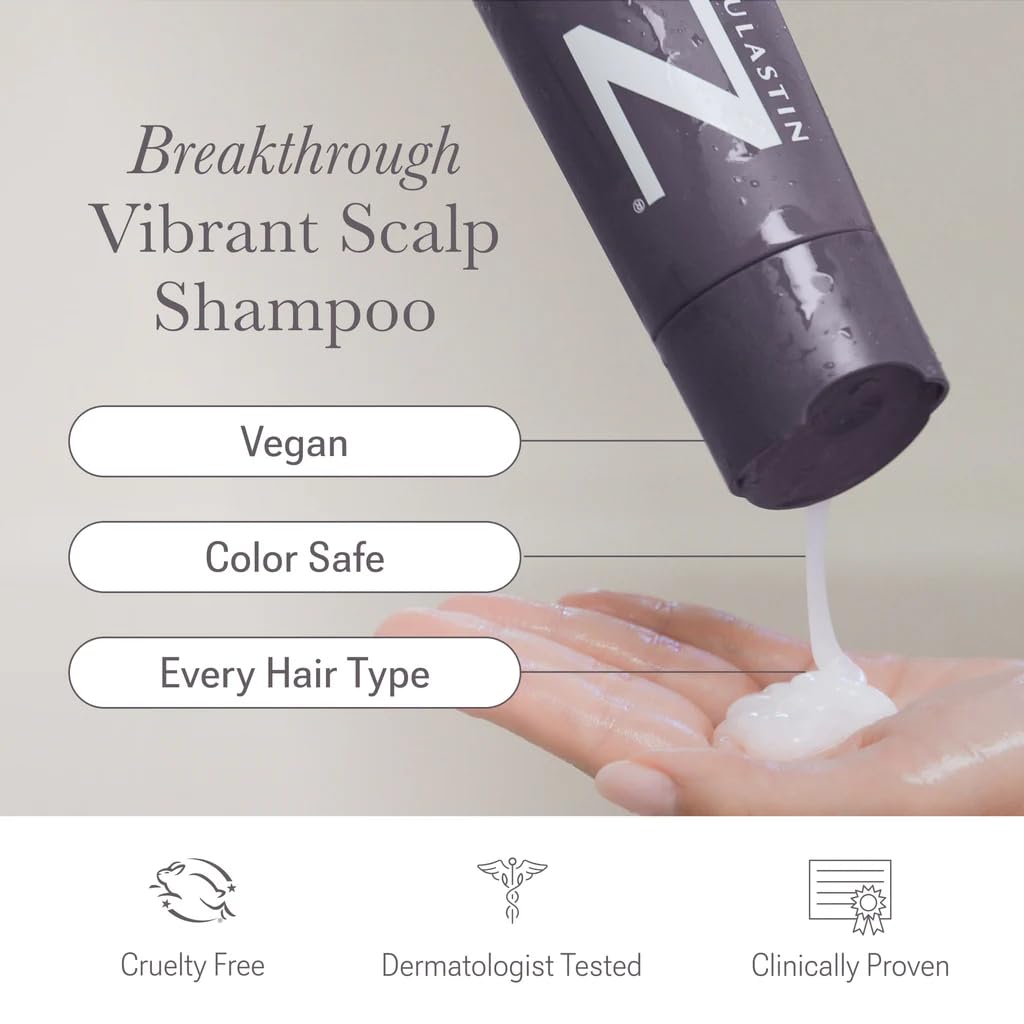 NULASTIN Vibrant Scalp Shampoo - Volumizing Shampoo for Fine Hair & Nourishing Scalp Care
